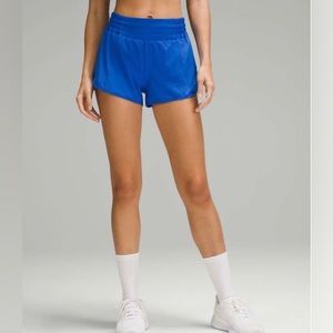 lululemon blazer blue tone Hotty hot shorts high rise 2.5 inch